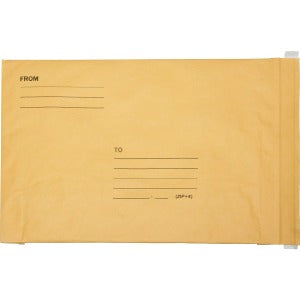 AbilityOne 8105001179879 SKILCRAFT Sealed Air Jiffylite Bubble Mailers - Bubble - 10.50" Width x 16" Length - Peel & Seal - Kraft - 80 / Pack - Kraft