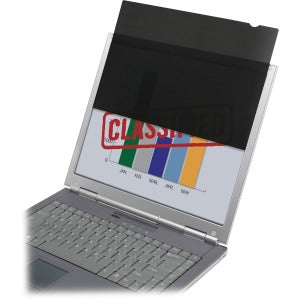 AbilityOne 7045015708895 SKILCRAFT LCD Monitor Privacy Filters Black - For 22"Monitor, Notebook
