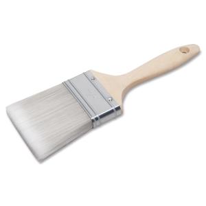 AbilityOne 8020015964245 SKILCRAFT Silver Synthetic Filament 3" Flat Paint Brush - 1 Brush(es) - 3" Bristle - Steel Ferrule