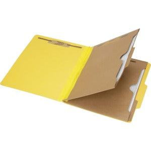 AbilityOne 7530016006975 SKILCRAFT Pckt Style 6-part Ltr Classifctn Folders - Letter - 8 1/2" x 11" Sheet Size - 2" Expansion - 6 Fastener(s) - 2" Fastener Capacity for Folder, 1" Fastener Capacity for Divider - 2 Divider(s) - 25 pt. Folder Thickness - P