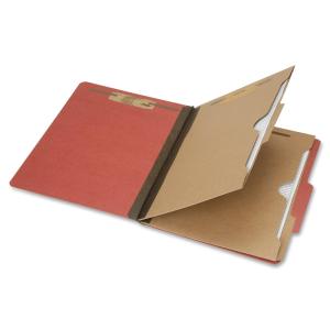 AbilityOne 7530016006976 SKILCRAFT 6-Part 11pt Kraft Classification Folder - Letter, Legal - 8 1/2" x 11", 8 1/2" x 14" Sheet Size - 2" Expansion - 6 Fastener(s) - 2" Fastener Capacity for Folder, 1" Fastener Capacity for Divider - 2 Divider(s) - 25 pt.