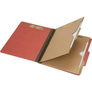 AbilityOne 7530016006979 SKILCRAFT Pckt Style 6-part Ltr Classifctn Folders - Letter - 8 1/2" x 11" Sheet Size - 2" Expansion - 6 Fastener(s) - 2" Fastener Capacity for Folder, 1" Fastener Capacity for Divider - 2 Divider(s) - 25 pt. Folder Thickness - P