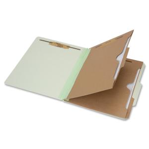 AbilityOne 7530016006980 SKILCRAFT 6-Part Letter Size Classification Folder - Letter - 8 1/2" x 11" Sheet Size - 2" Expansion - 6 Fastener(s) - 2" Fastener Capacity for Folder, 1" Fastener Capacity for Divider - 2 Divider(s) - 25 pt. Folder Thickness - P