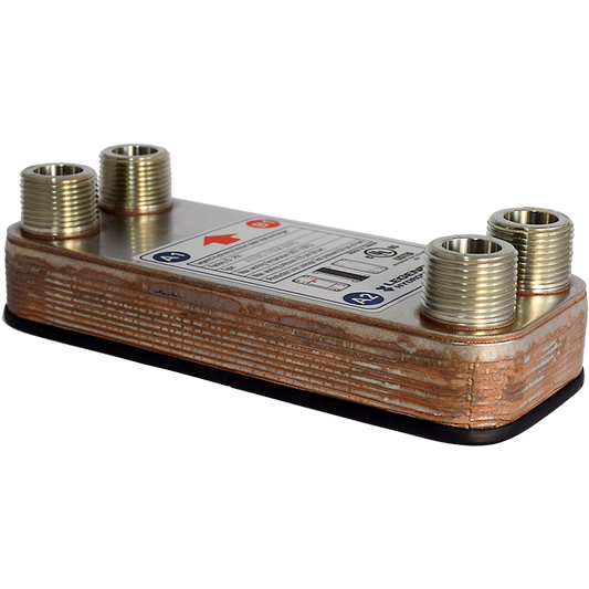 Legend Valves 807-031 3/4" Stainless Steel 10 Plate (40M BTU/H) Compact Heat Exchanger