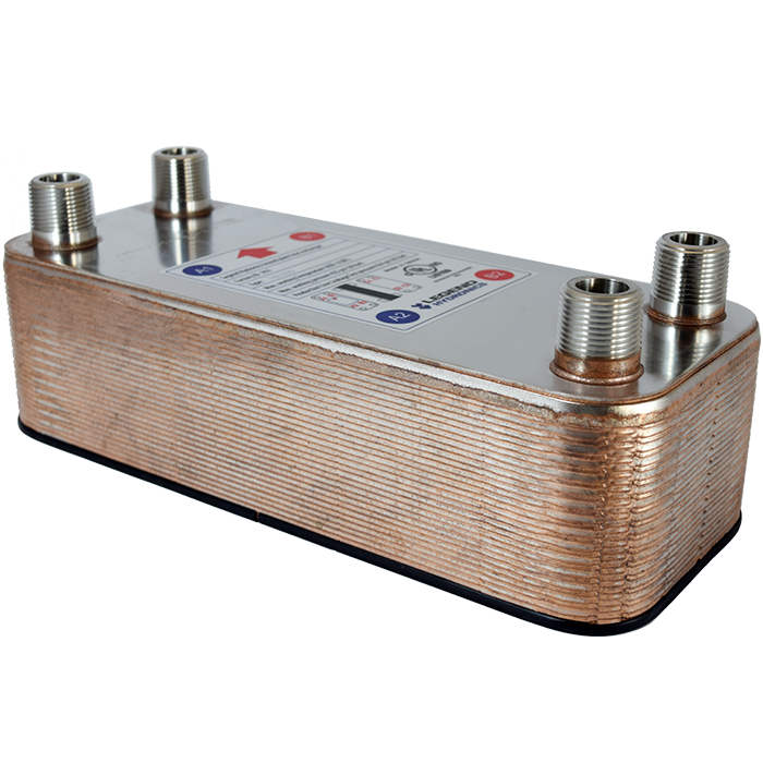 Legend Valves 807-003 3/4" Stainless Steel 30 Plate (150M BTU/H) Heat Exchanger