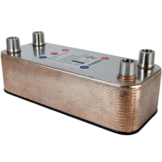 Legend Valves 807-003 3/4" Stainless Steel 30 Plate (150M BTU/H) Heat Exchanger
