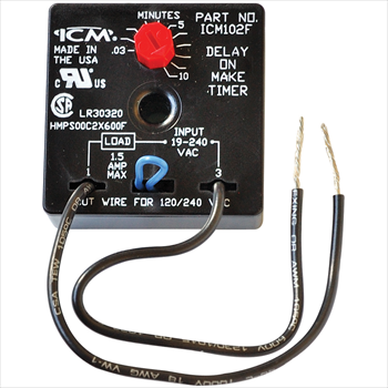 ICM Controls ICM102FB ICM DELAY ON MAKE TIMER (With 6 Wire Leads)