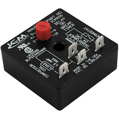 ICM Controls 206B Delay on Break Timer (3-10 Min Adjustable Delay)