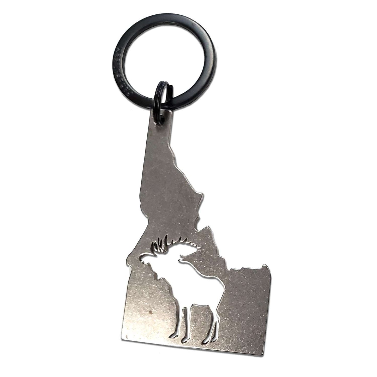 Paradise Clay PAR697 Idaho with Moose - Keychain