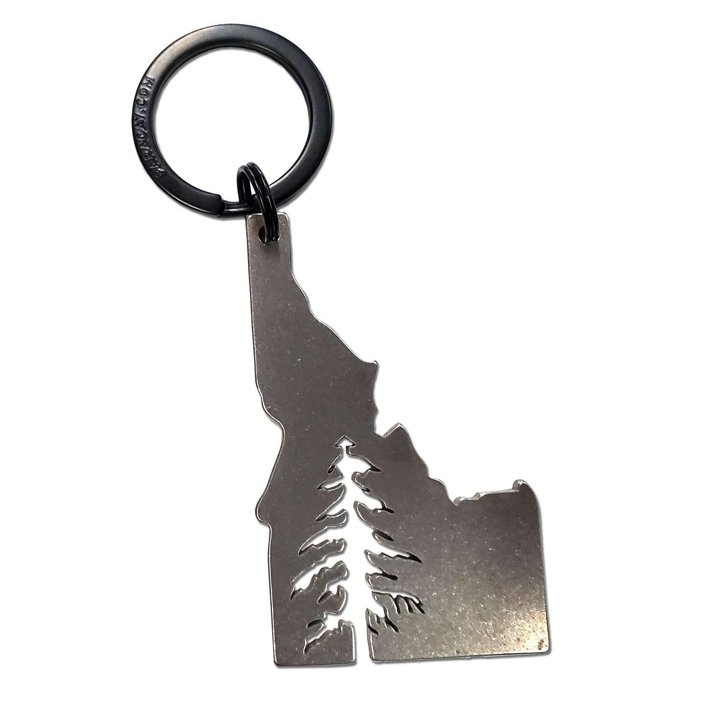 Paradise Clay PAR696 Idaho with Tree - Keychain