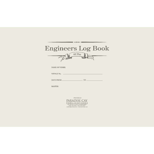 Paradise Clay IHP_ELB Engineers Log Book - 62 day (11x17 spiral-bound) - Book