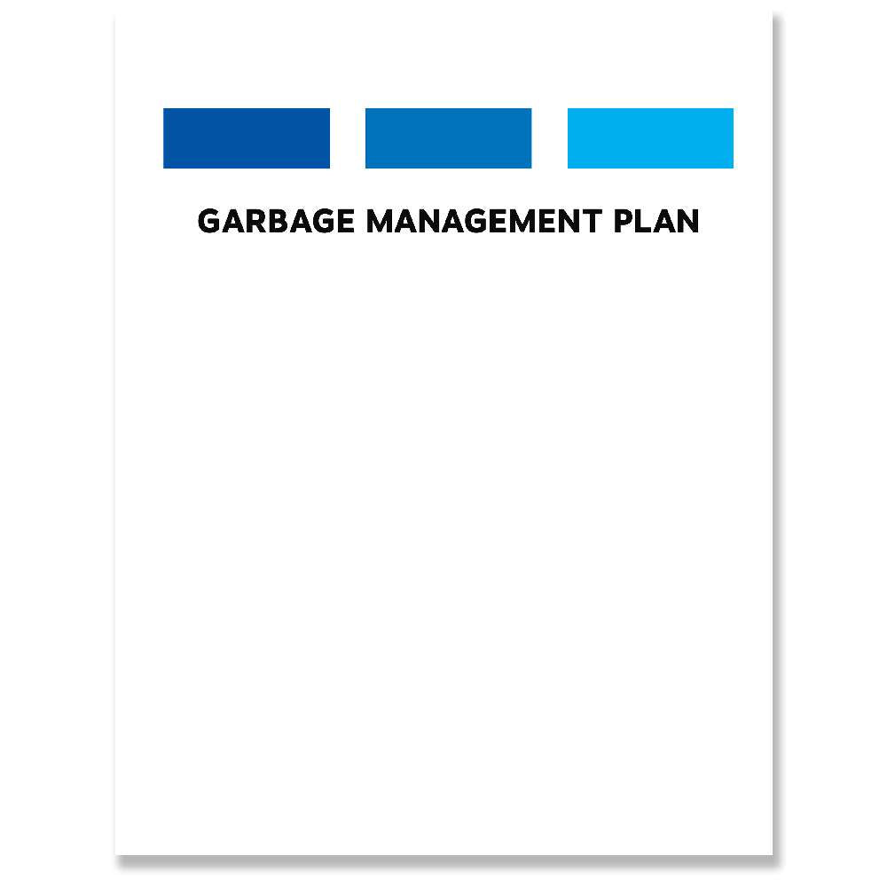 Paradise Clay IHP_GM Garbage Management Plan Book - Book