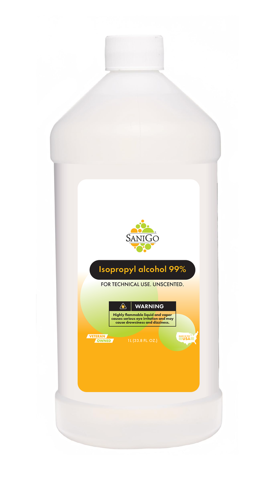 Sanigo 99% Isopropyl Alcohol, 1 Liter