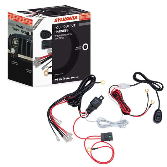 Sylvania Automotive 34078 Wiring Harness 4 Lights - Universal Connector