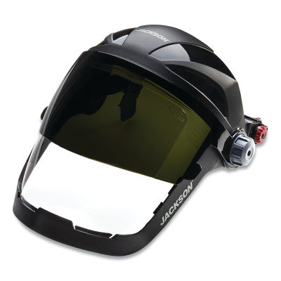 Jackson Safety 14235 Jackson Safety QUAD 500 Series Premium Multi-Purpose Face Shields with Slotted Hard Hat Adaptor