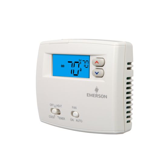 White Rodgers 1F89-0211 Non-Programmable Blue Thermostat, 2/1HP