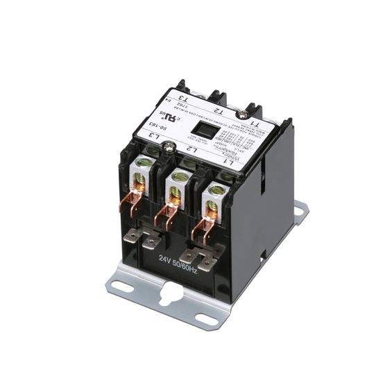 White Rodgers 90-165 3 Pole Contactor, 208/240 VAC Coil, 30 Amp Contacts, 720 Ohms DC Resistance, 19 mA