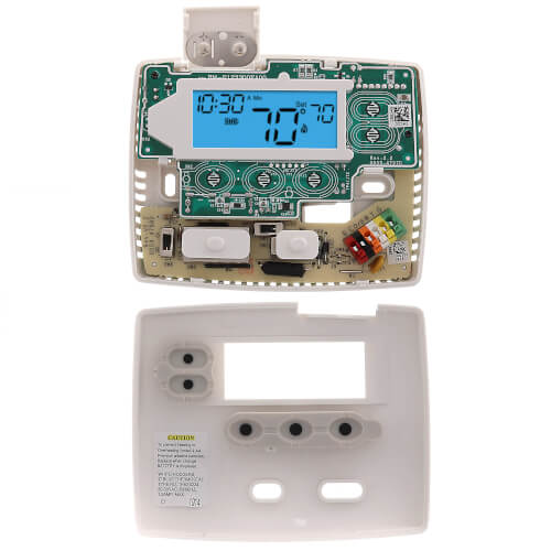 White Rodgers 1F80-0224 24 Hour Programmable Blue Thermostat, 1/1 Single Stage