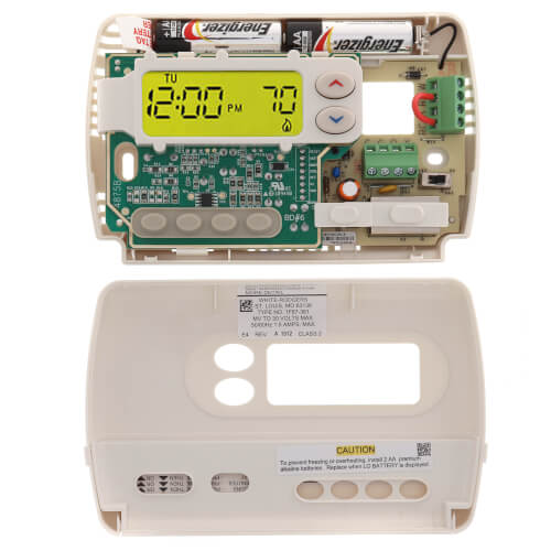 White Rodgers 1F87-361 7-Day Programmable Thermostat, 24 Volt or Millivolt system