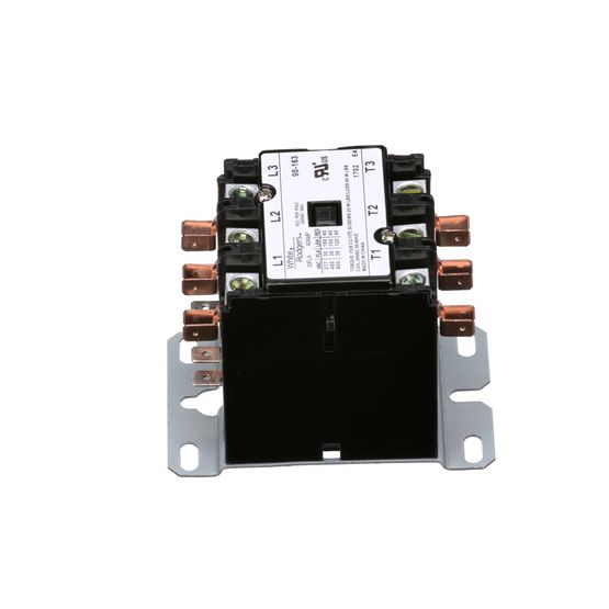 White Rodgers 90-163 3 Pole Contactor, 24 VAC Coil, 30 Amp Contacts, 7.2 Ohms DC Resistance, 187 mA