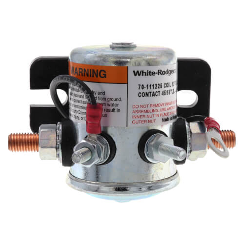 White Rodgers 70-111225 Solenoid, SPNO, 12 VDC Coil (Grounded To Case), Continuous Duty