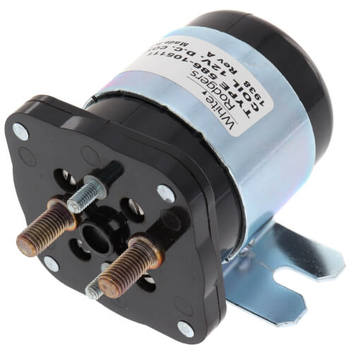 White Rodgers 586-105111 Solenoid, SPNO, 12 VDC Isolated Coil, Normally Open Continuous Contact Rating 200 Amps, Inrush 600 Amps