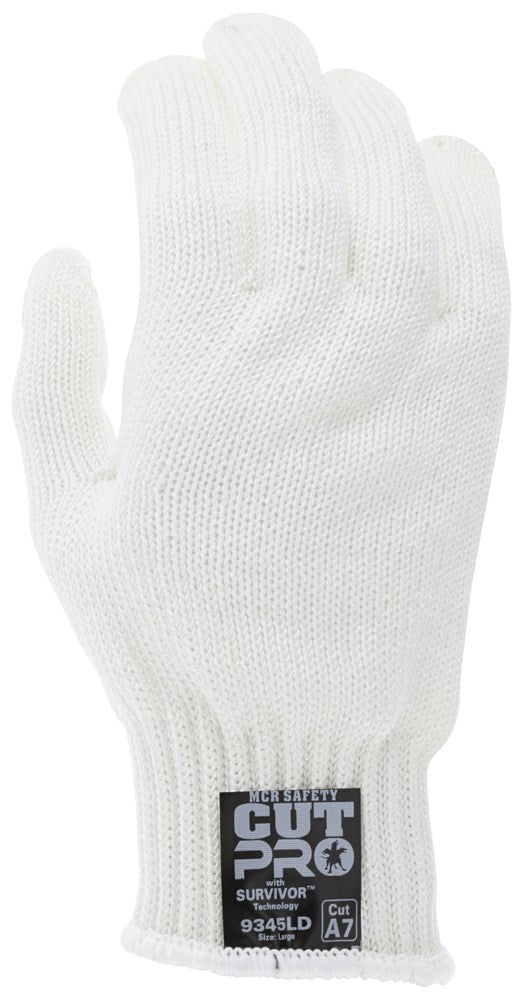 MCR Safety 9345LD MCR Safety Survivor™ 7-Gauge Cut Resistant Work Gloves Light Weight and Cool Ambidextrous Gloves (1 EA)