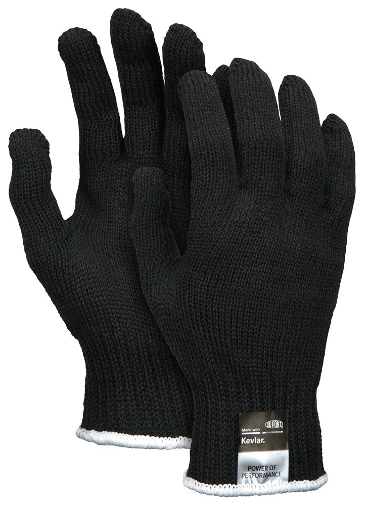 MCR Safety 9370BKS MCR Safety Cut Pro® 7-Gauge Black DuPont™ Kevlar® Shell Cut Resistant Work Gloves Regular Weight (1 DZ)