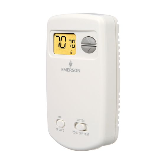 White Rodgers 1E78-144 Non-Programmable Thermostat, 24 Volt or Millivolt system, Vertical 1E78-144