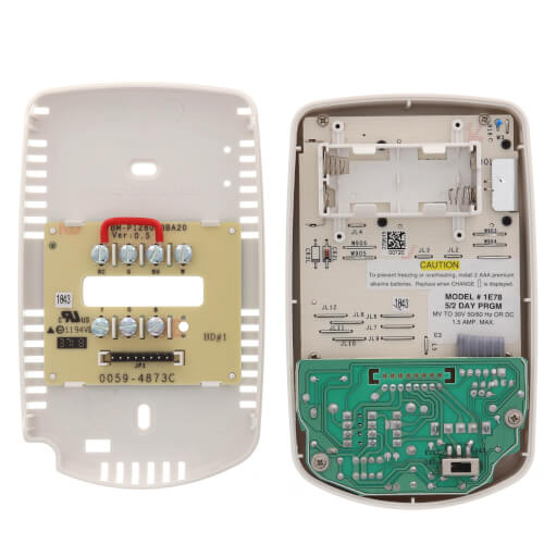 White Rodgers 1E78-151 70 Series Programmable, 1H/1C, Digital Vertical Thermostat