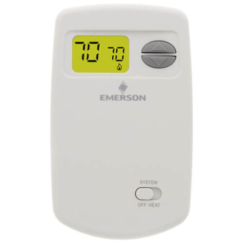 White Rodgers 1E78-140 Non-Programmable Thermostat, 24 Volt or Millivolt system, Vertical 1E78-140