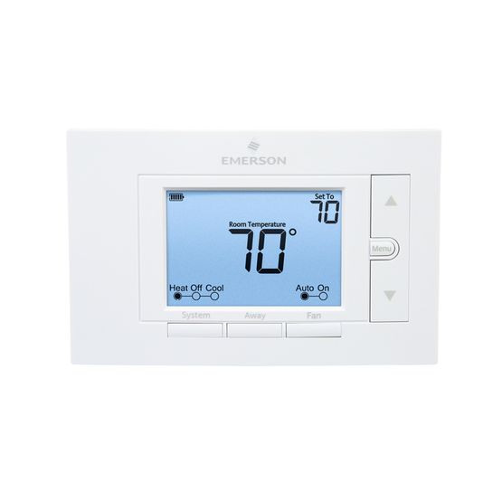 White Rodgers 1F85U-42NP 5" Display Universal Non-Programmable Thermostat, 4 Heat/2 Cool