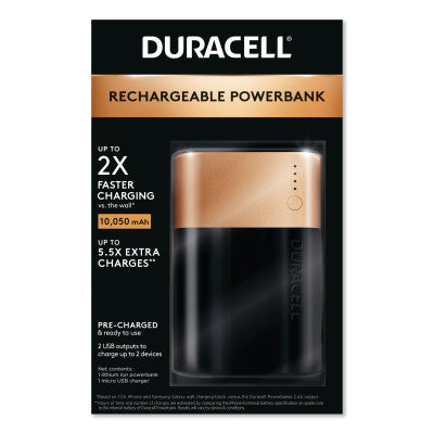 Duracell® DURDMLIONPB3 Duracell® Rechargeable Powerbanks