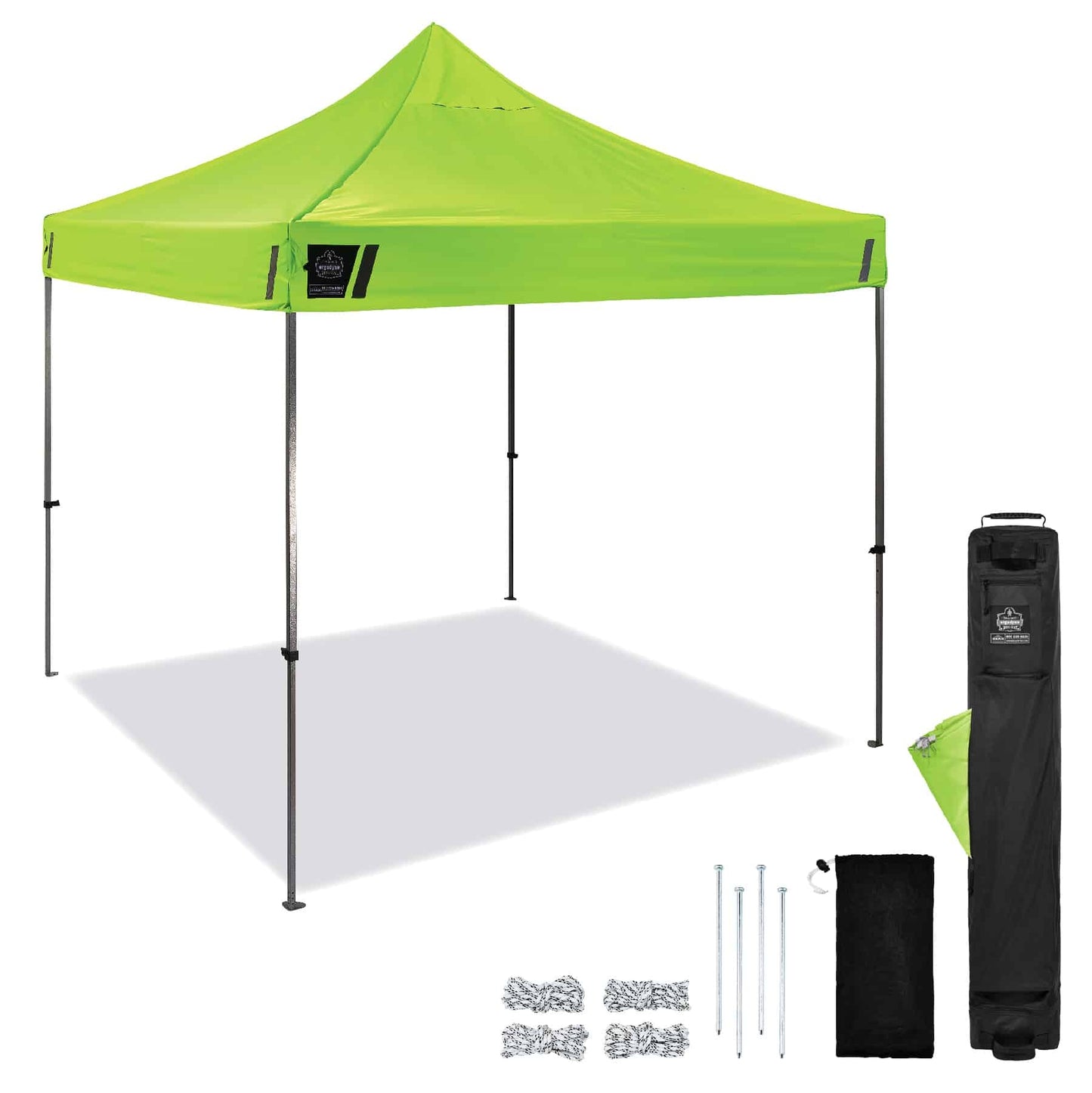 Shax 6000 Single Lime Heavy-Duty Pop-Up Tent - 10ft x 10ft