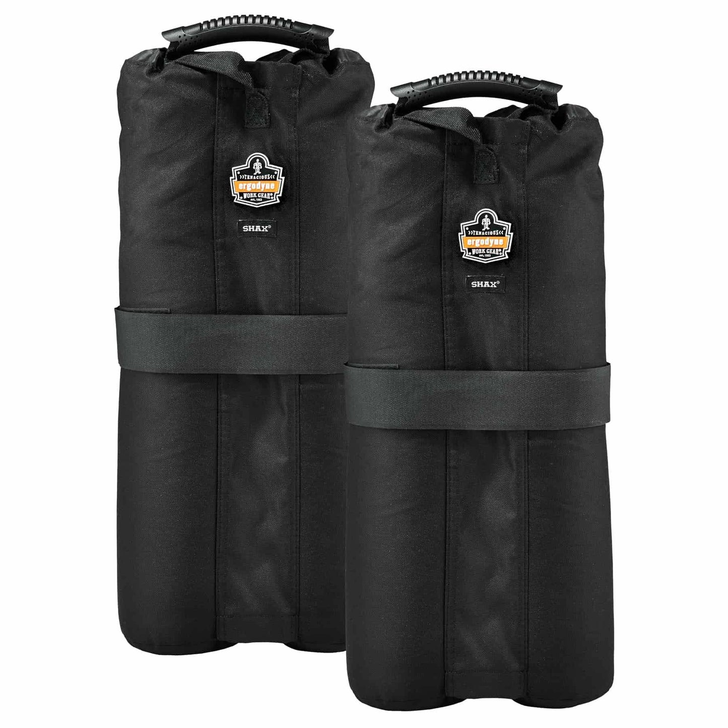 Shax 6094 One Size Black Tent Weight Bags - Set of 2