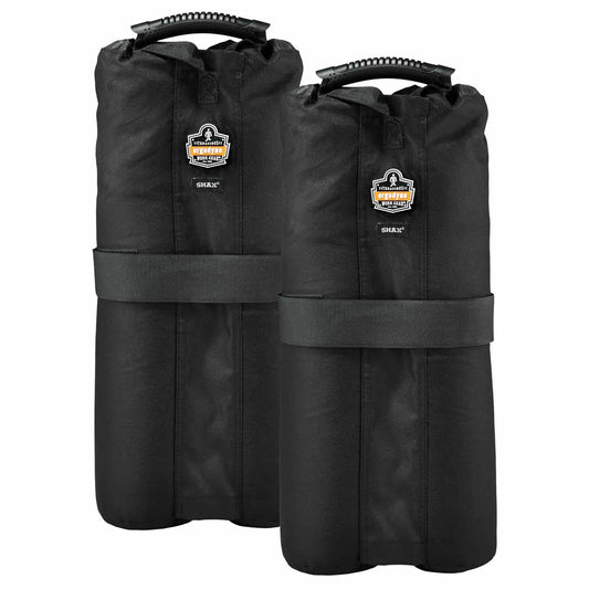 Shax 6094 One Size Black Tent Weight Bags - Set of 2