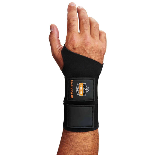 ProFlex 675 S Black Ambidextrous Double Strap Wrist Support