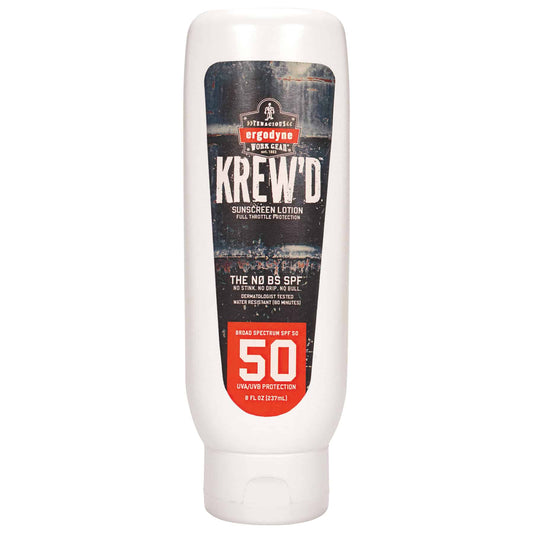 Krewd 6351 Single SPF 50 8oz - SPF 50 Sunscreen Lotion