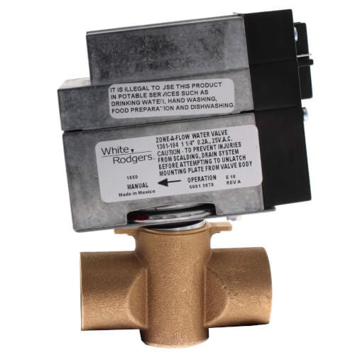 1361-104, 1300 Series Hydronic Zone Valves