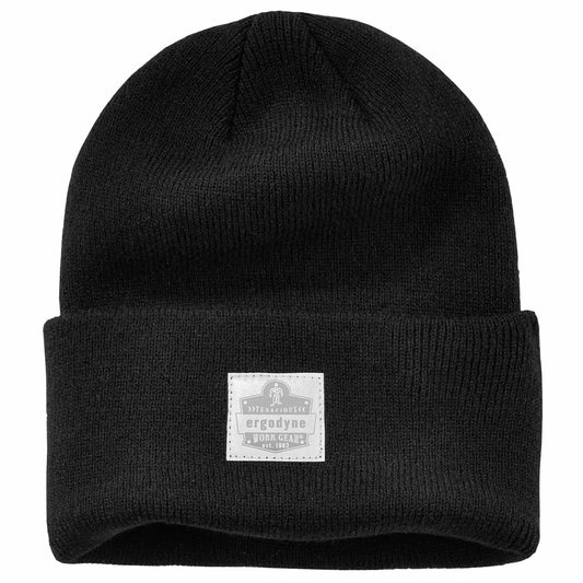 N-Ferno 6806  Black 6806 Cuffed Rib Knit Beanie Hat