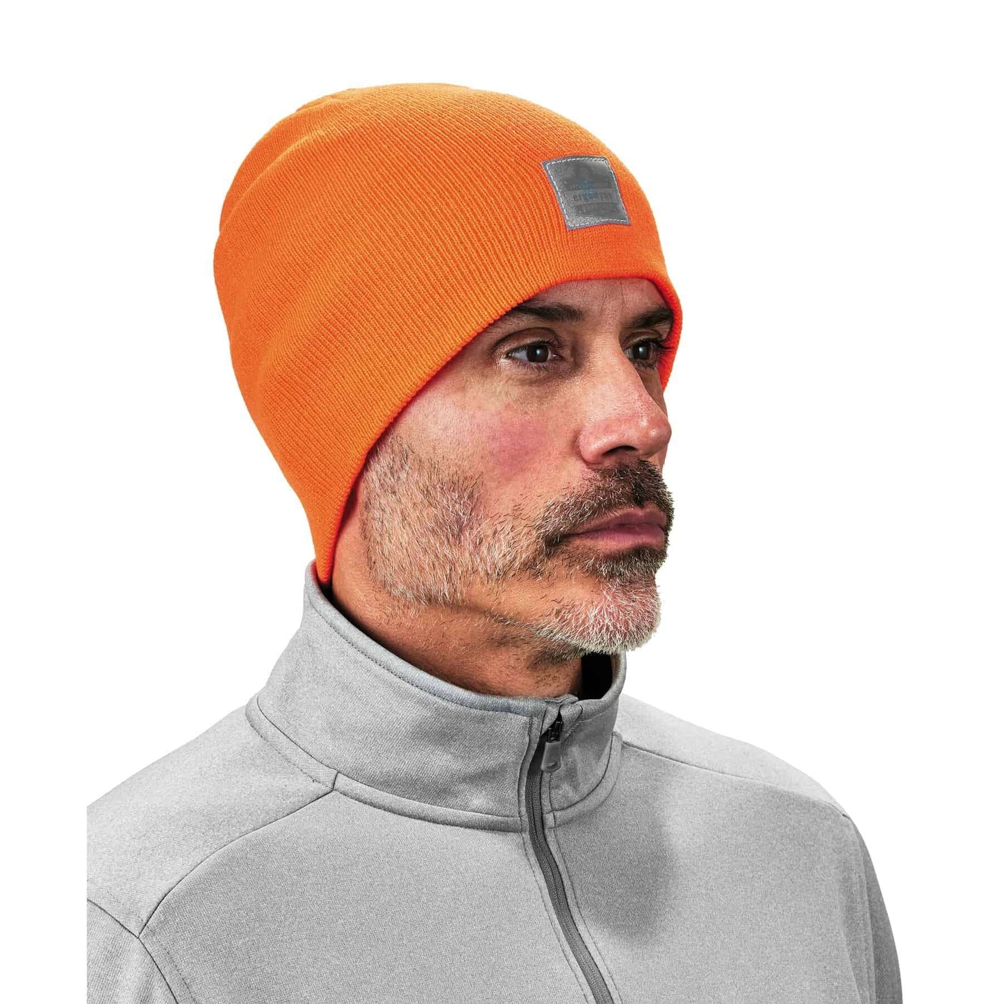 N-Ferno 6812  Orange Ribbed Knit Beanie