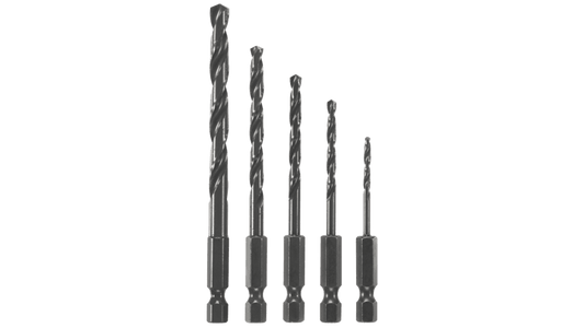 Bosch BL5IM 5Pc Impact Black Oxide Drill Bit Set