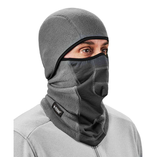 N-Ferno 6823  Gray Wind-proof Hinged Balaclava Face Mask