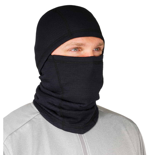 N-Ferno 6847  Black FR Balaclava Face Mask - NFPA 70E / NFPA 2112