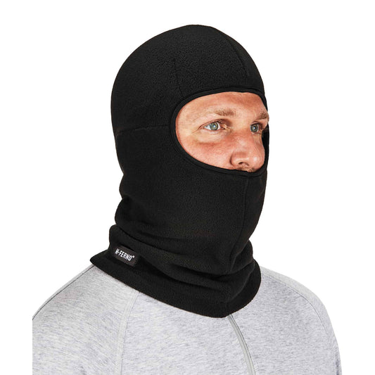 N-Ferno 6893Z  Black Balaclava with Zipper for Bump Cap Insert