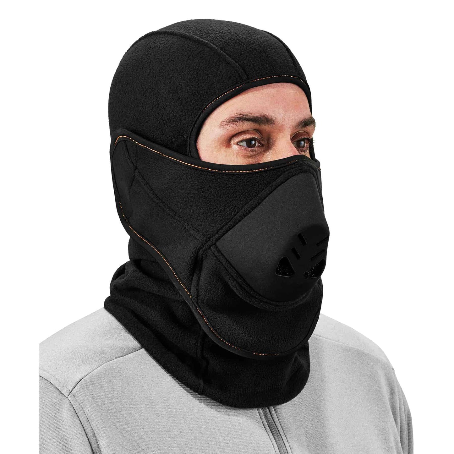 N-Ferno 6970  Black Extreme Balaclava Face Mask w/ Hot Rox