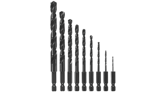 Bosch BL9IM 9Pc Impact Black Oxide Drill Bit Set