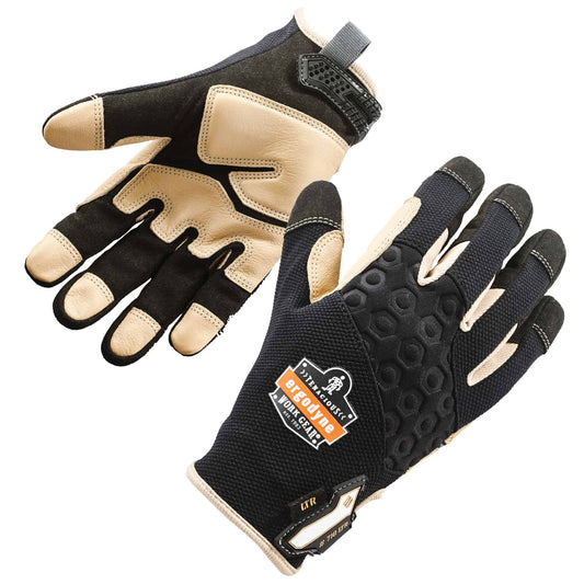 ProFlex 710LTR S Black Heavy-Duty Leather-Reinforced Gloves