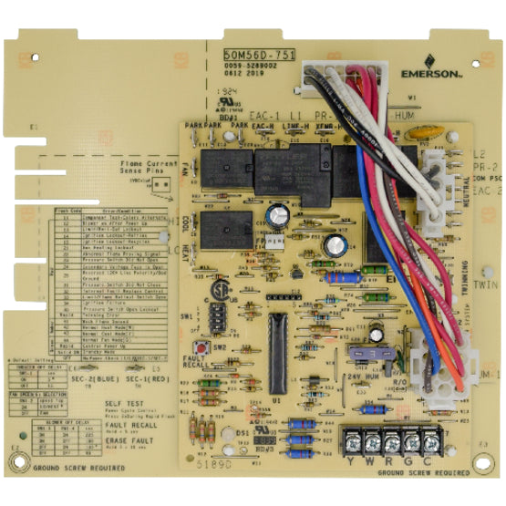 50M56D-751, Carrier Direct Replacement Integrated Furnace Control