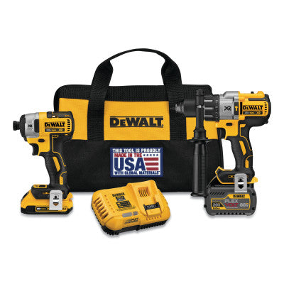 Dewalt DCK299D1T1 Flexvolt® Cordless Hammerdrill & Impact Driver Combo Kits